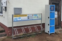 Verschließbare E-Bike Ladestation in der Gemeinde Dobbertin