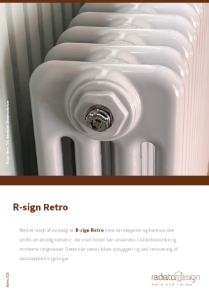 Radiatordesign R Sign Retroradiator2025