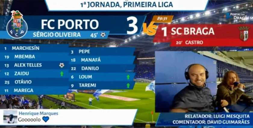 FC Porto 3 – 1 SC Braga [Relato dos Golos] - Rádio Portuense