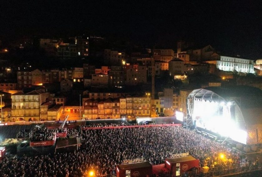 Palco do North Festival na Alfândega do Porto