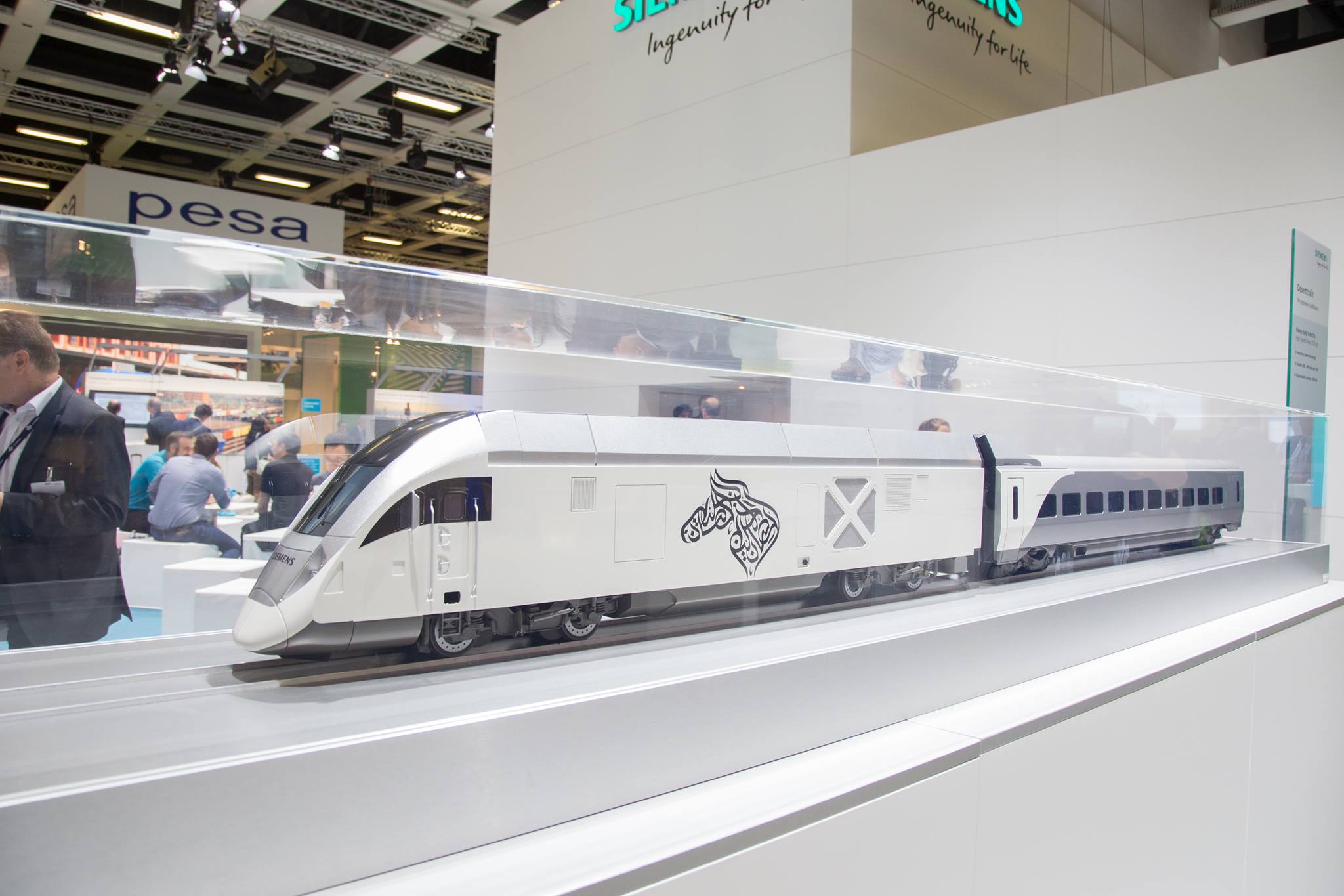 Siemens Charger desert train at the Siemens stand - Henk Zwoferink