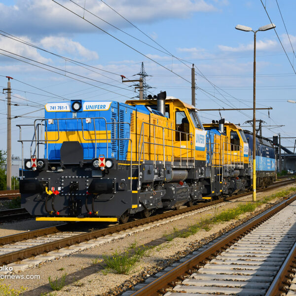 CLF 741 761 and 760 on their way to Italy with a ČD Cargo Vectron 14.06.2023 © Dalibor Palko