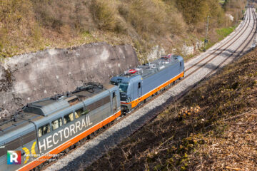 Hector Rail 162 005 + 243.125 Altmühltal (DE) 03.04.2023 © Andreas Dolllinger