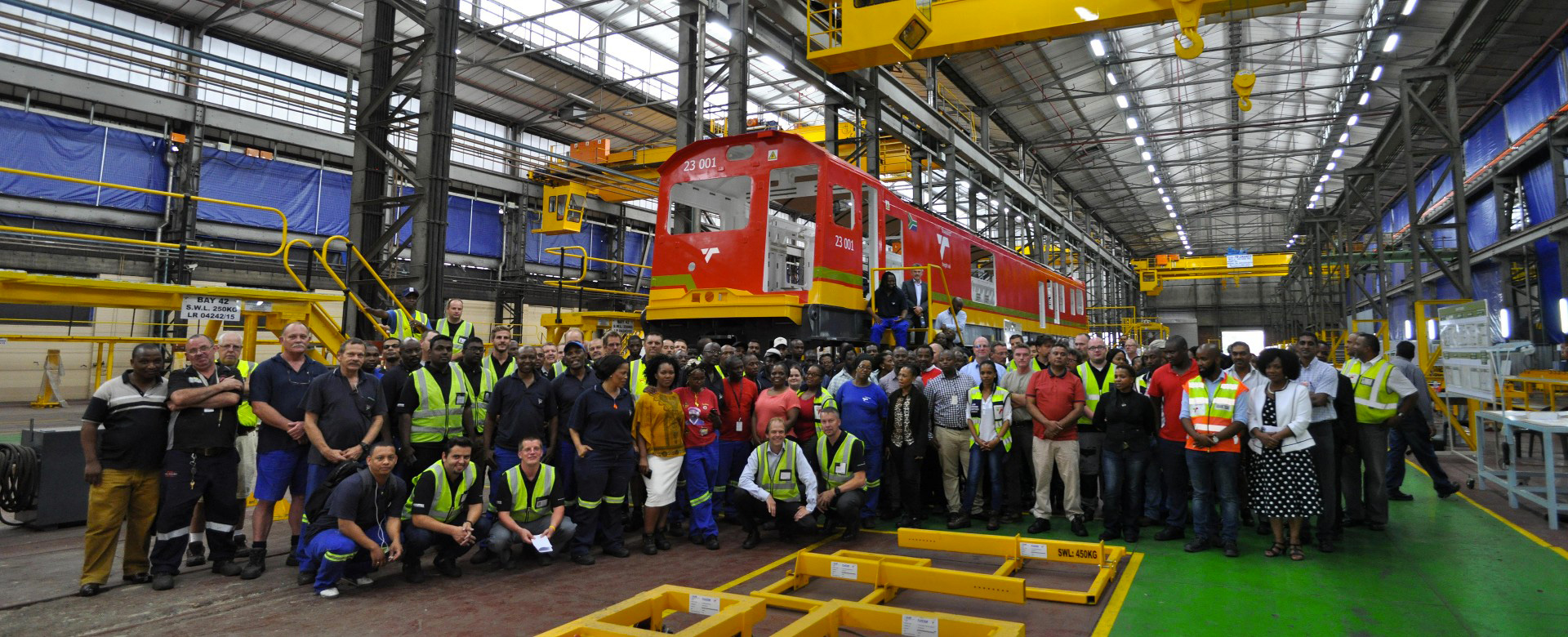 Factory visit Durban (SA) - Copyright Bombardier