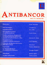 Antibancor n° 1,2, 3, 4 e 5 (sull’alta finanza) cad.