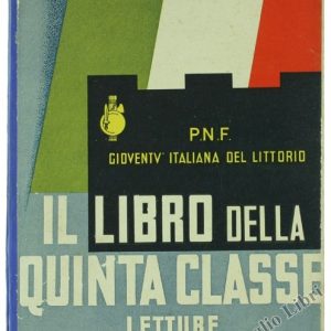 Il libro della quinta classe, Libreria dello Stato 1939