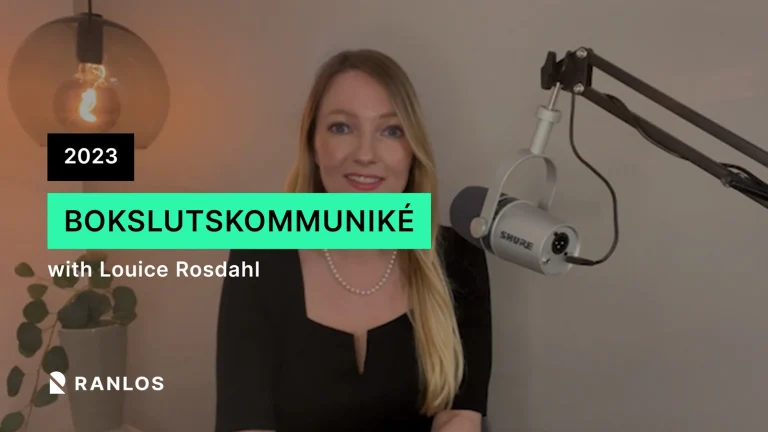 RanLOS bokslutskommuniké 2023