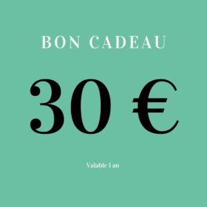 bon cadeau 30 euros