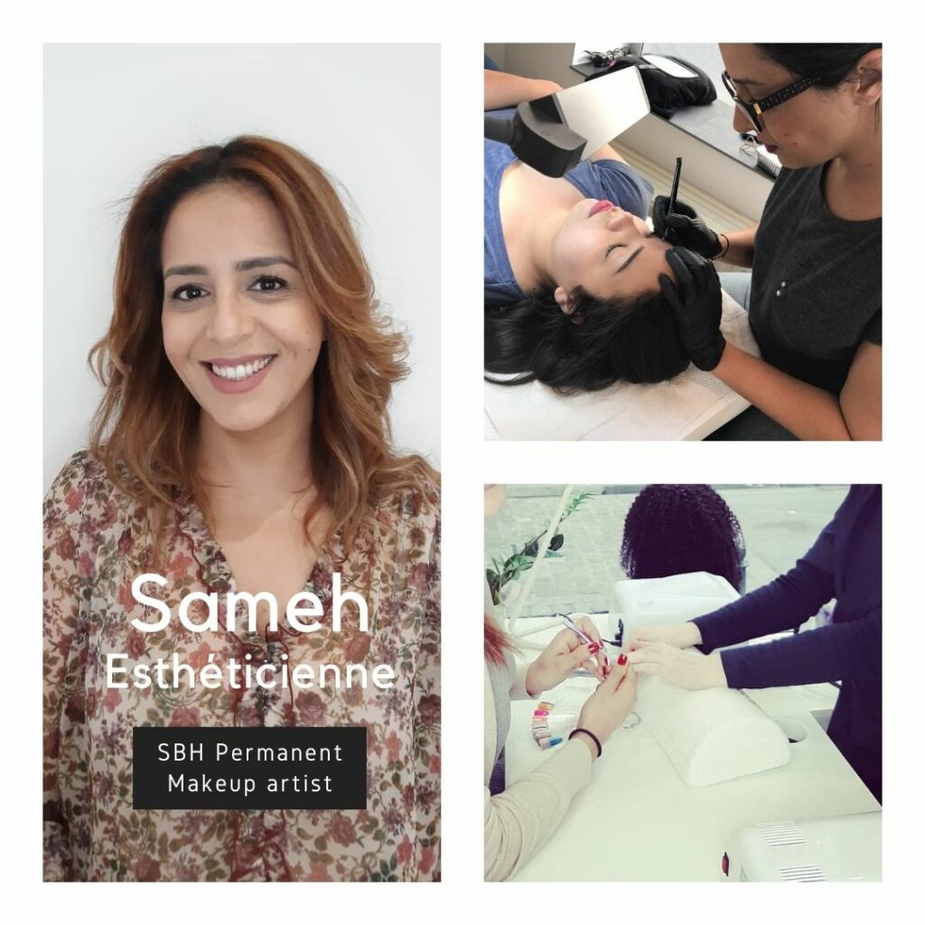 Sameh esthéticienne dans le salon en coworking RCOOP - esthetician - Sam beauty Rcoop - Ixelles