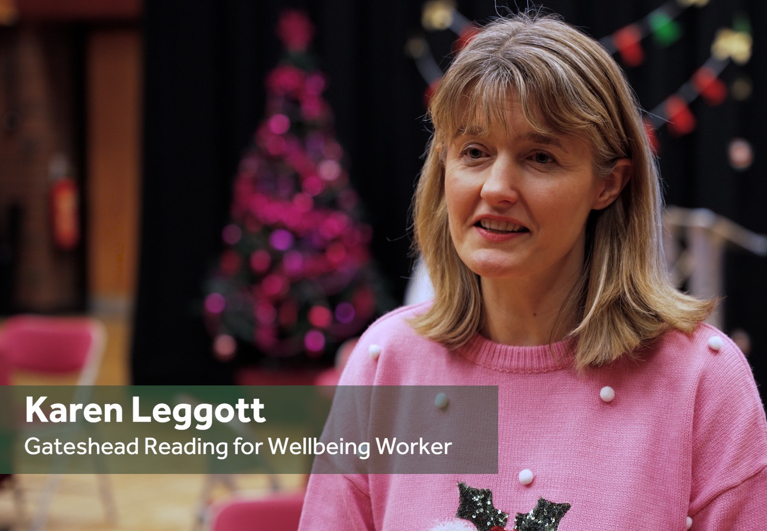 Karen Leggott, Gateshead Reading for Wellbeing Worker