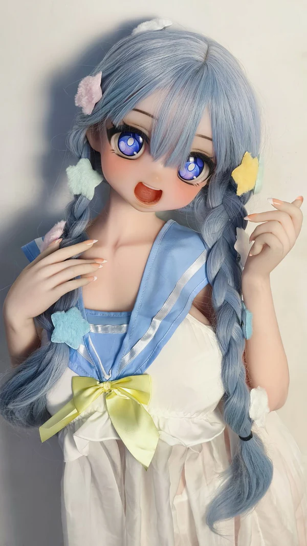 Oikawa Satsuki sexdocka från Elsa Babe, 148 cm hög med silikonkropp och animeinspirerat ansikte, modell AHR014.