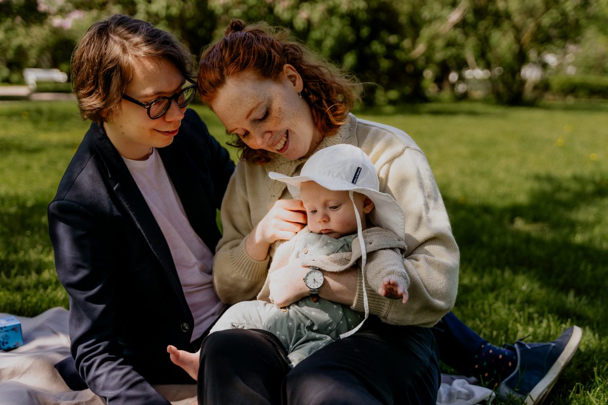familjefotografering i Uppsala Stadsträdgården