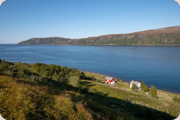 The generous nature in the far north of Norway.
