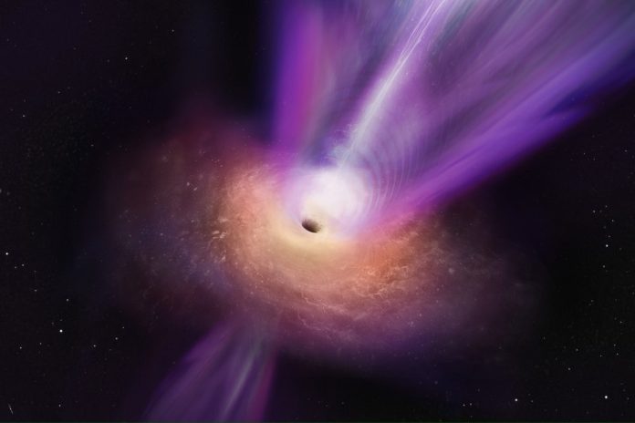 Scoperto un buco nero che emette getti relativistici impossibili