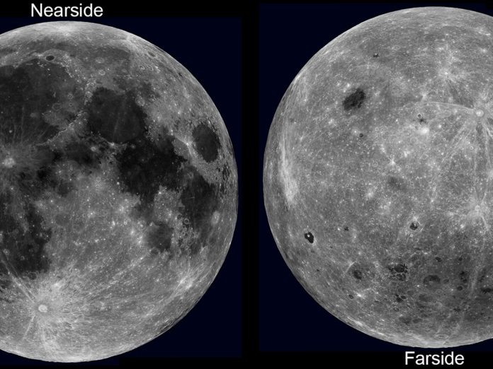 La differenza di struttura tra il lato visibile ed il lato lontano della Luna
