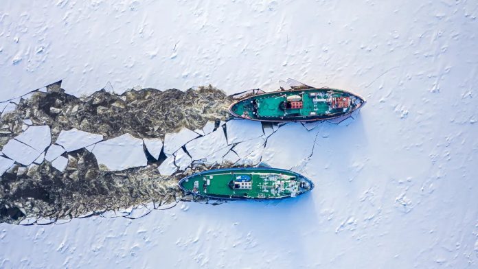 Antartide: vasta rete fluviale nascosta sotto il ghiaccio