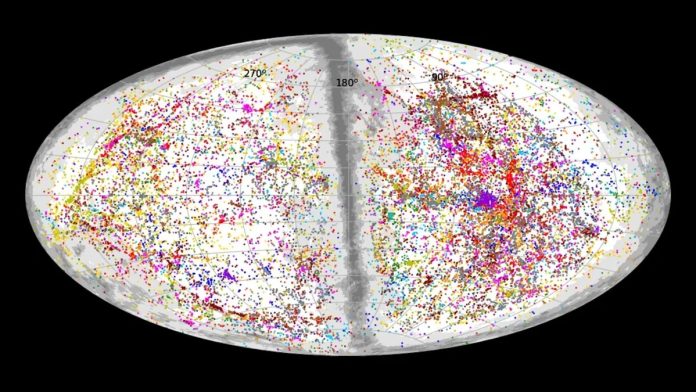 Una nuova mappa per misurare l'espansione dell'universo