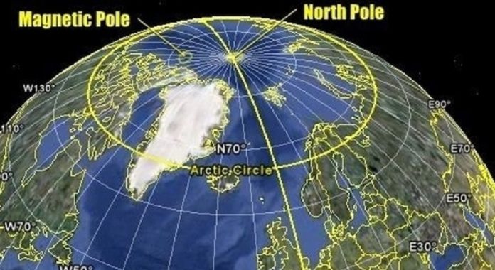 Scoperto perché il polo nord magnetico della Terra sta cambiando posizione
