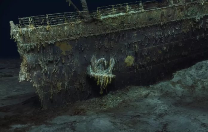 Straordinaria scansione a grandezza naturale del Titanic