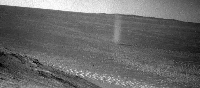 Perseverance riprende un diavolo di polvere su Marte