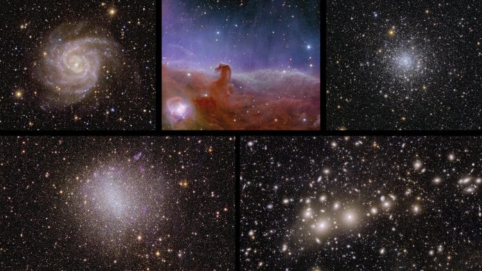 Le prime straordinarie immagini dell'universo riprese da Euclid