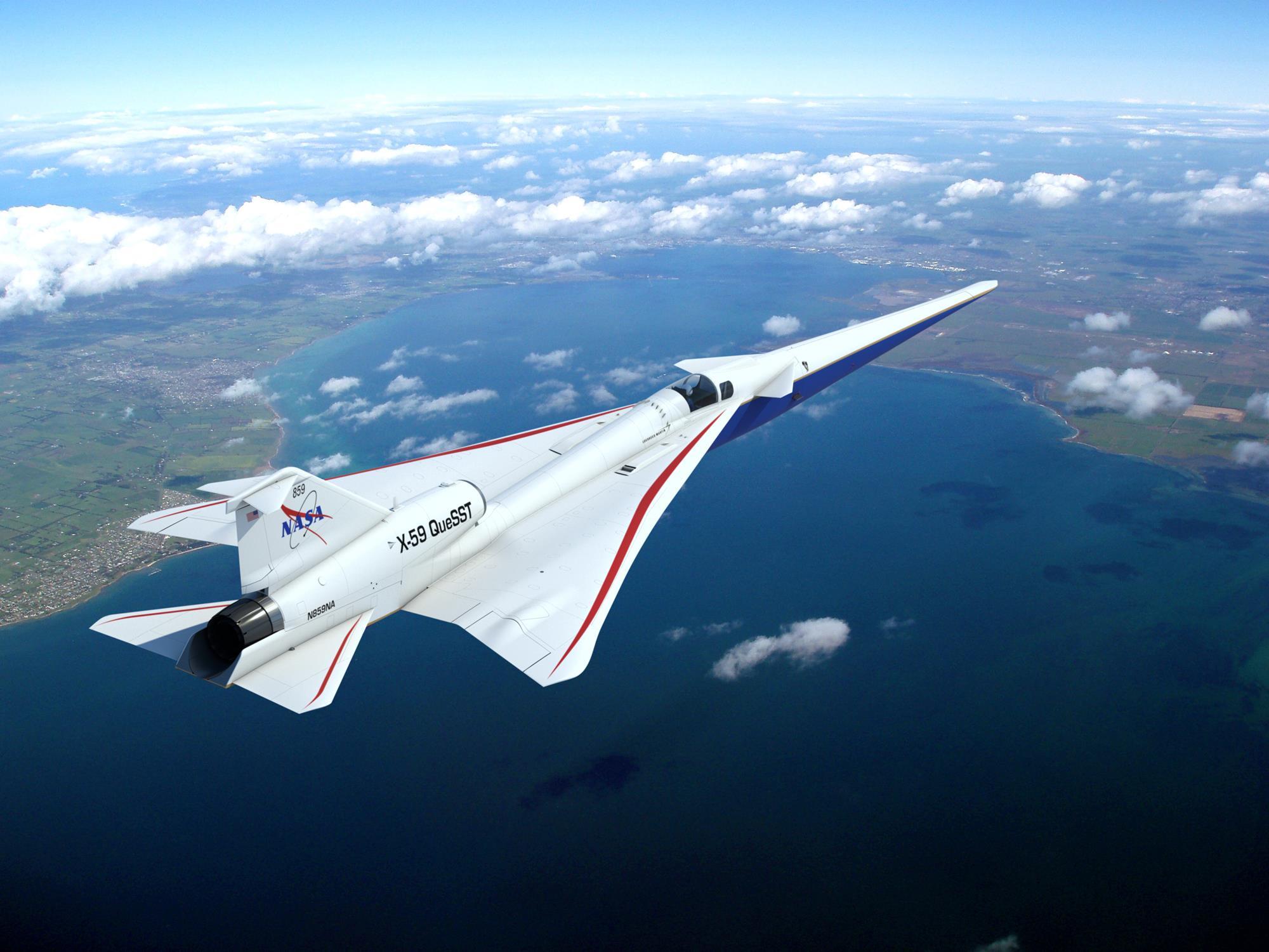 X-59 aircraft