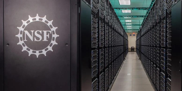 Frontera del TACC, il supercomputer accademico più veloce negli Stati Uniti, è un sistema informatico strategico nazionale finanziato dalla National Science Foundation. Credito: TACC