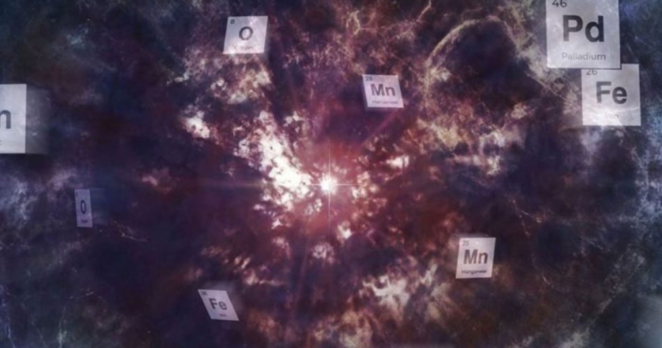 La stella Barbenheimer, appena scoperta, è esplosa in una supernova miliardi di anni fa, lasciando dietro di sé una nuvola di elementi insoliti. (Credito immagine: Università di Chicago/SDSS-V/Melissa Weiss)

