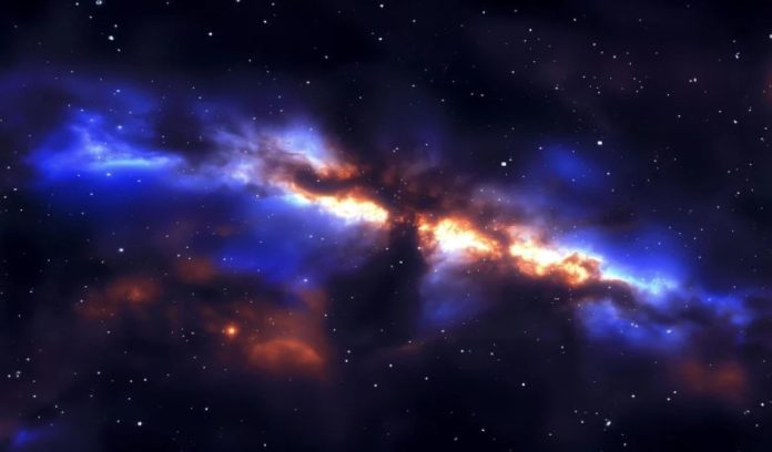 Galassia NGC 253 Starbust: ALMA scopre oltre 100 molecole