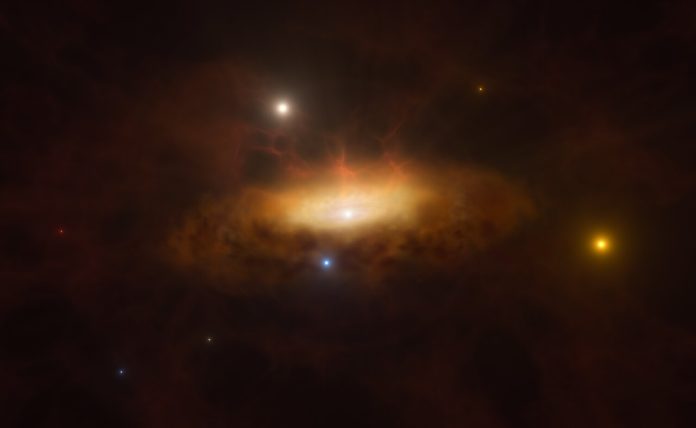 Gli astronomi vedono un enorme buco nero risvegliarsi in tempo reale