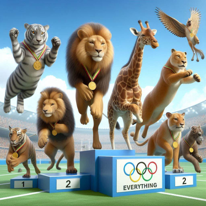 Olimpiadi: trionfo degli animali in oltre 10 sport