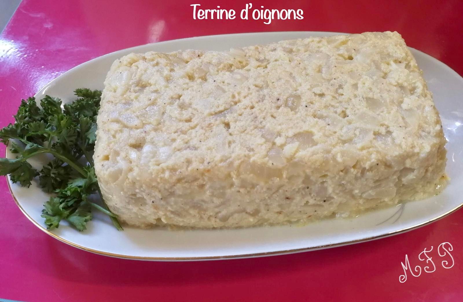 Terrine d'oignons au Cake Factory