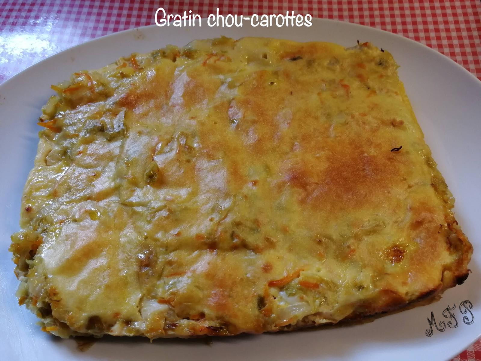 Gratin de chou carotte au Cake Factory