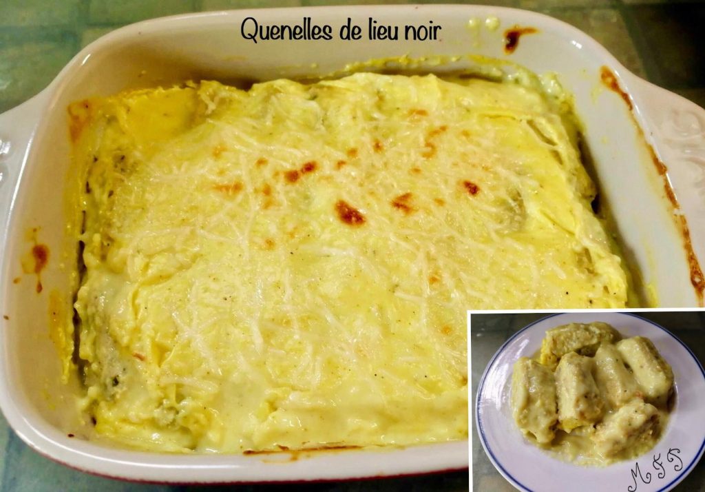 Quenelles de lieu noir au Cake Factory