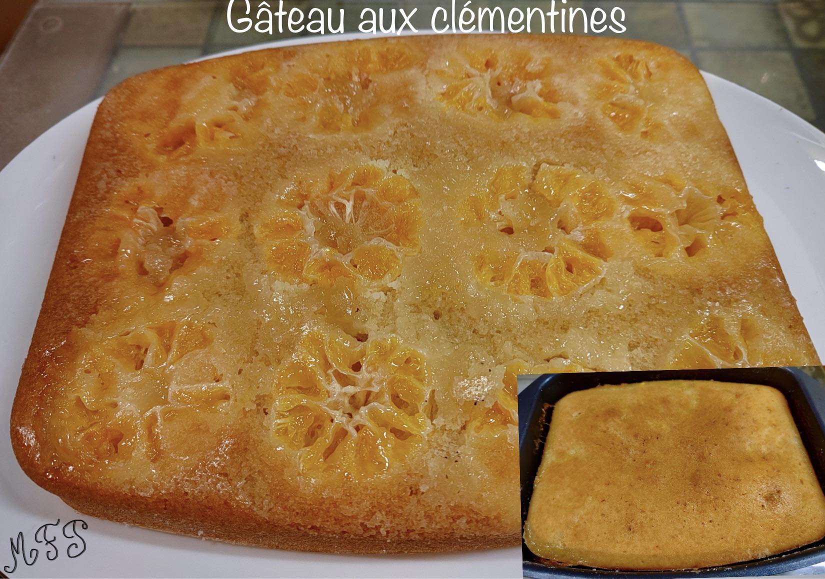 Gateau aux clementines