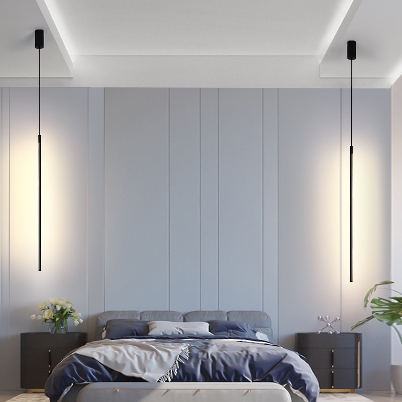 Luces colgantes LED de estilo nórdico para el hogar lámparas colgantes de mesita de noche, sala de estar lámpara para, lámpara para colgar en interiores