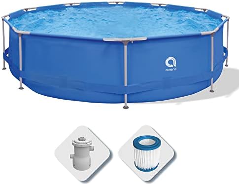 Avenli – Piscina Redonda con Estructura Sirocco Azul, Azul