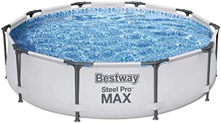 BESTWAY 56406D – Piscina Desmontable Tubular Steel Pro Max 305 x 76 cm, Multicolor