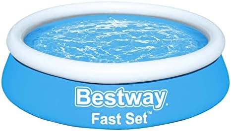 BESTWAY 57392 – Piscina Hinchable Infantil Fast Set Mi Primera Piscina, Color Azul, Ø 183 x 51 cm