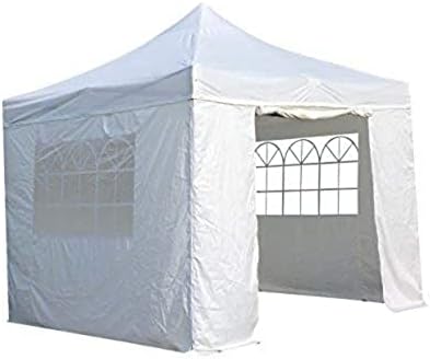 All Seasons Gazebos 3x3m Totalmente Impermeable Pop up Gazebo Incluye 4 Paredes Laterales – Crema