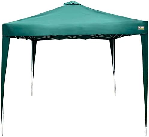 Aktive 61056 – Carpa plegable 3×3 m, Cenador para jardín, 300x300x240 cm, color verde, 150 gramos, techo de ventilación, montaje 10 minutos