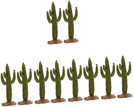 Warmhm 10 Piezas Modelo De Cactus Plantas del Desierto Decoración De Plantas Falsas Plantas En Miniatura Plantas Suculentas Artificiales Suculentas Falsas Plantas Falsas Realistas Mini