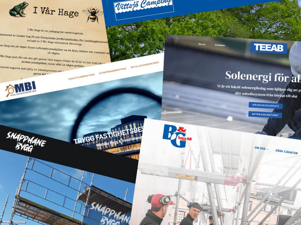 Responsiv webbdesign för företag – desktop och mobilvy