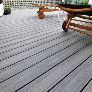 Gardendecking bamboo vlonderplank begin of eindclips (10 stuks) afbeelding  bij Reinier Looij