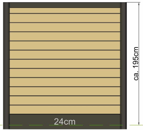 Berton sleufpaal Zaan gecoat tussenmodel 275