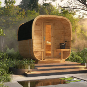 CUBE sauna 280cm - Thermowood Rovaniemi