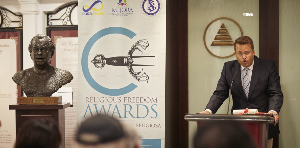 Marcos Gonzalez, discurso de aceptación del galardón Religious Freedom Awards 2019 Marcos Gonzalez, discurso de aceptación del galardón Religious Freedom Awards 2019
