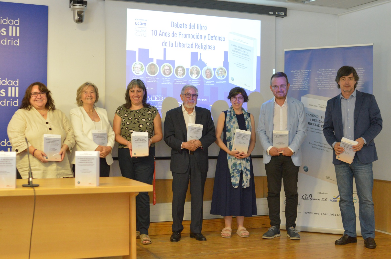 Debate sobre el Libro “10 años de promoción y defensa de la libertad religiosa” en la Universidad Carlos III Debate sobre el Libro “10 años de promoción y defensa de la libertad religiosa” en la Universidad Carlos III