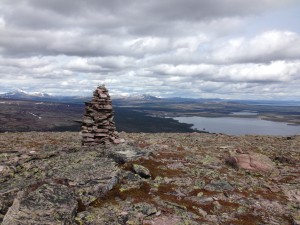 Utsikt fra Veslesølen mot Sølensjøen