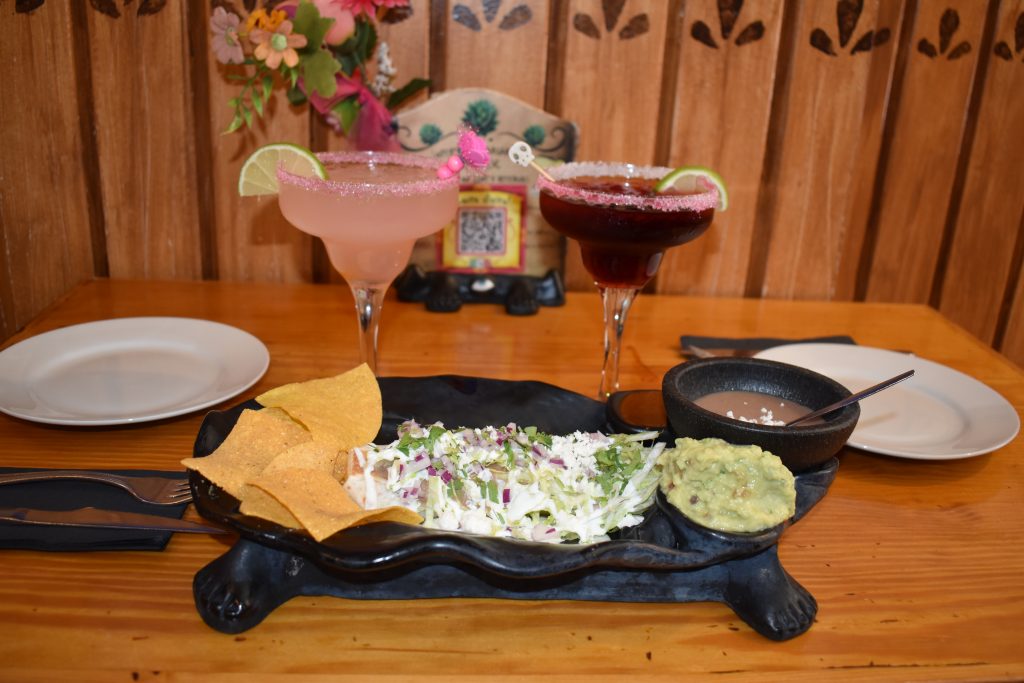 Margarita de Jamaica y de fresa en restaurante mexicano Madrid España